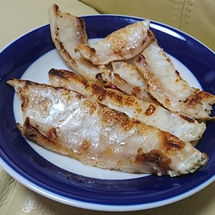 【釣り魚料理】チヌのハラスの塩麹漬け焼き